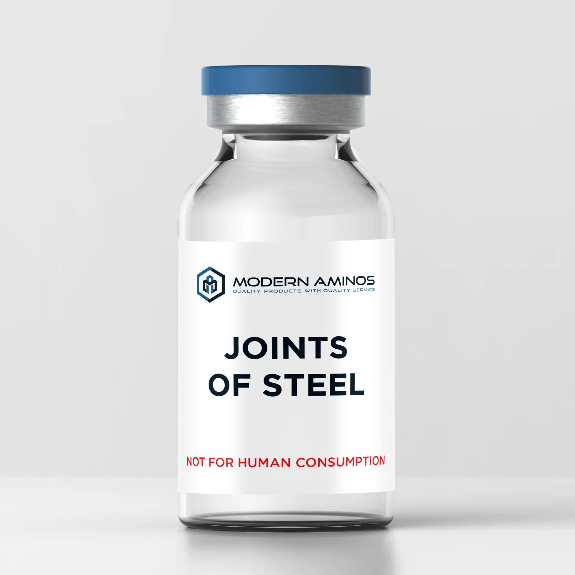 modern aminos' joints of steel vial